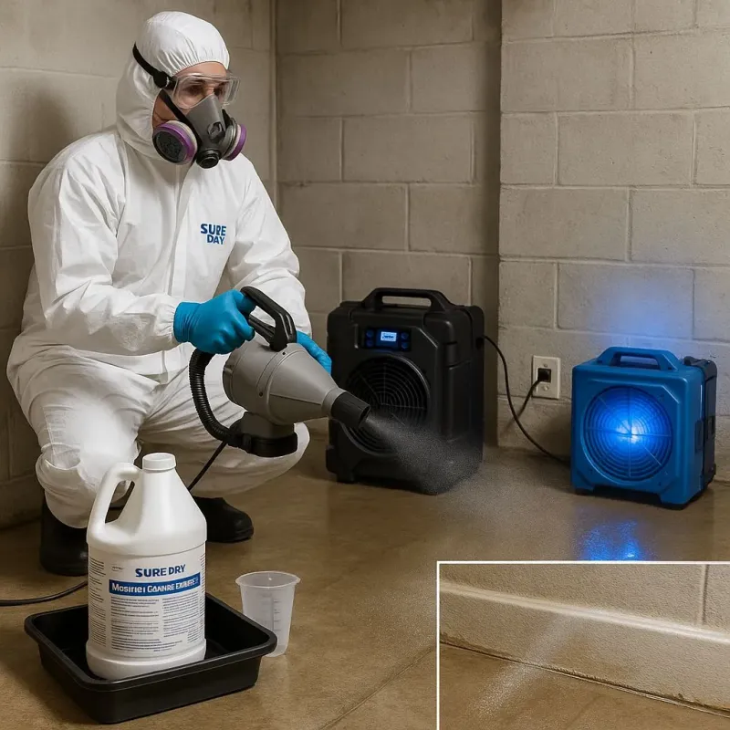 Sanitization and Odor Removal process in Wolfe City, TX