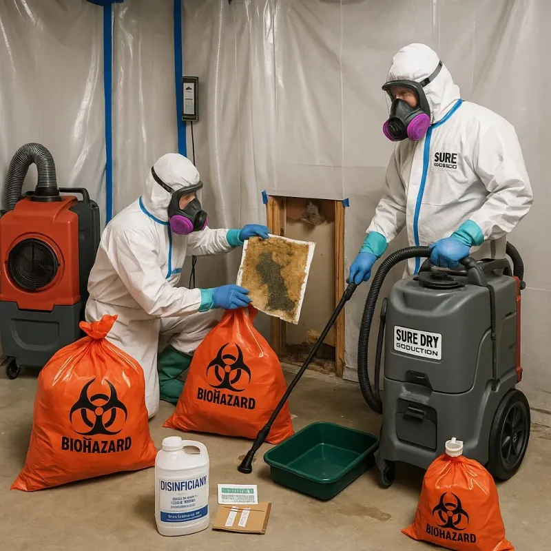 Contaminated Water Handling Protocols process in Wolfe City, TX