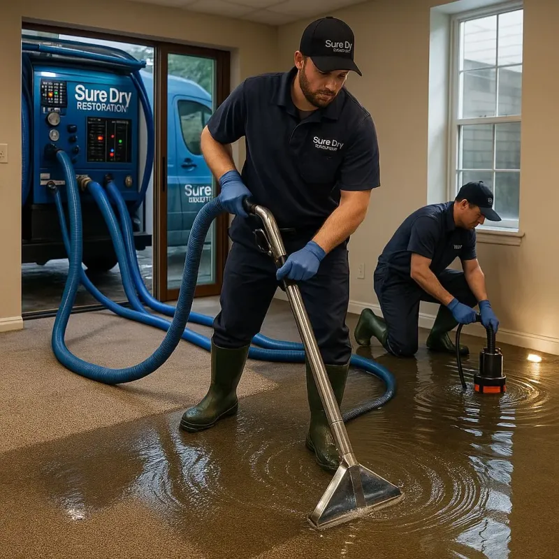 Water Extraction and Removal process in Wolfe City, TX
